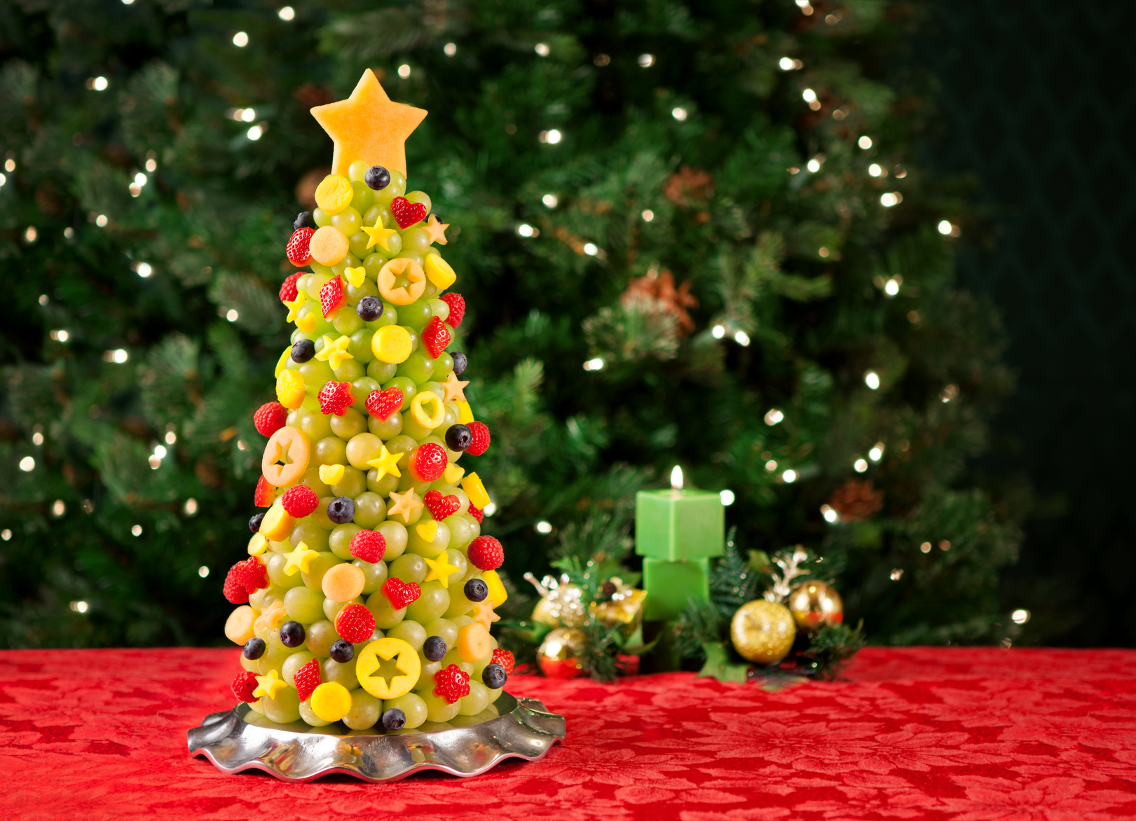 Fruit Christmas tree
